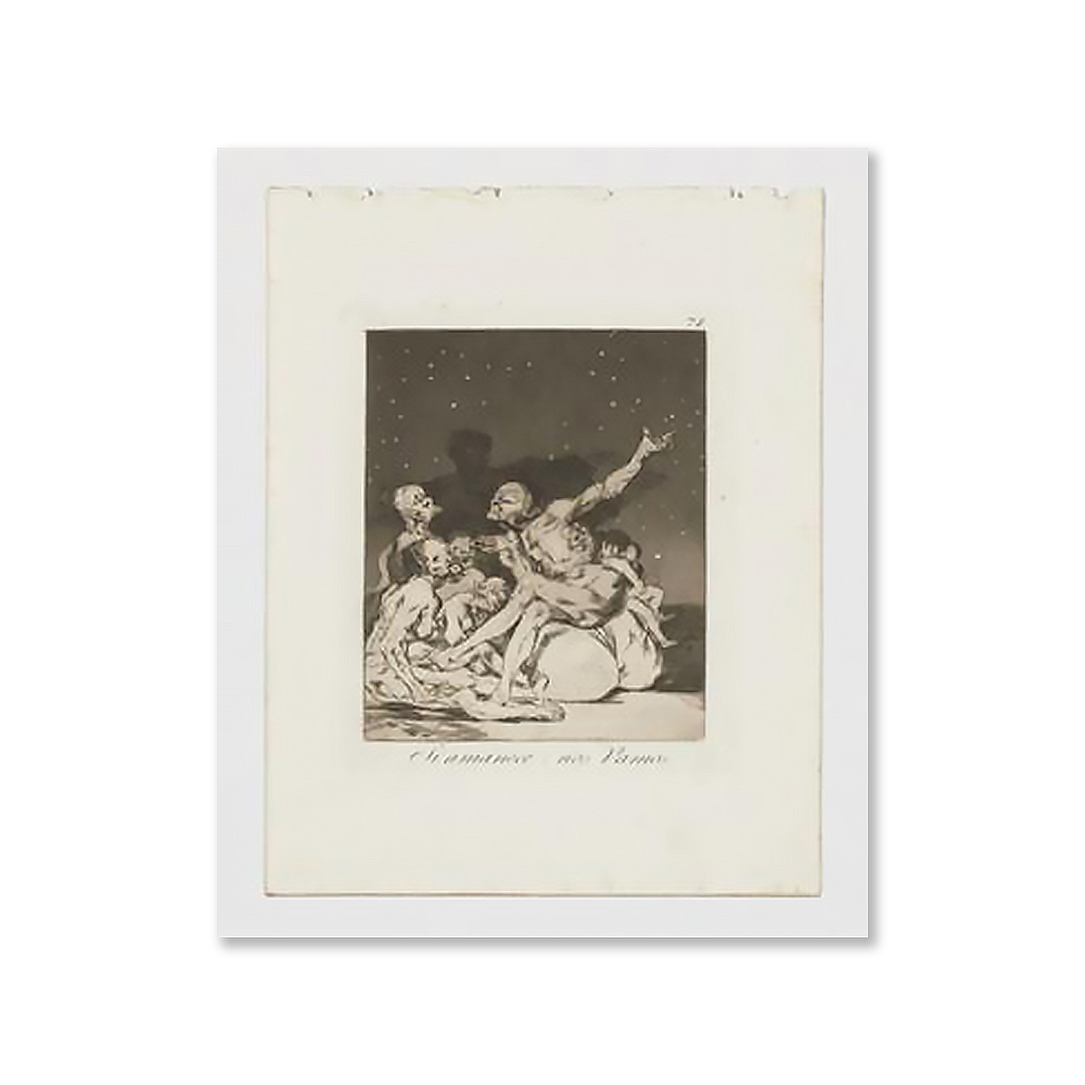 프란시스코 고야 (Francisco de Goya) | Si amanece; nos Vamos (Caprichos. Estampa 71)