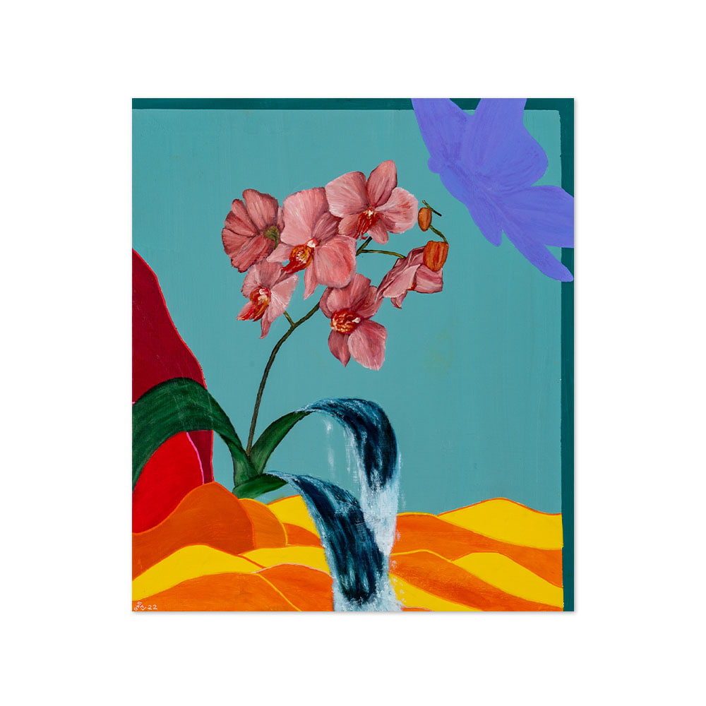 동지운 | 파도정원-호접란 2 (Wave Garden-Orchids 2)