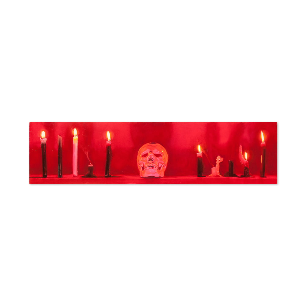 한영준 | Red #10 skull &amp; candle