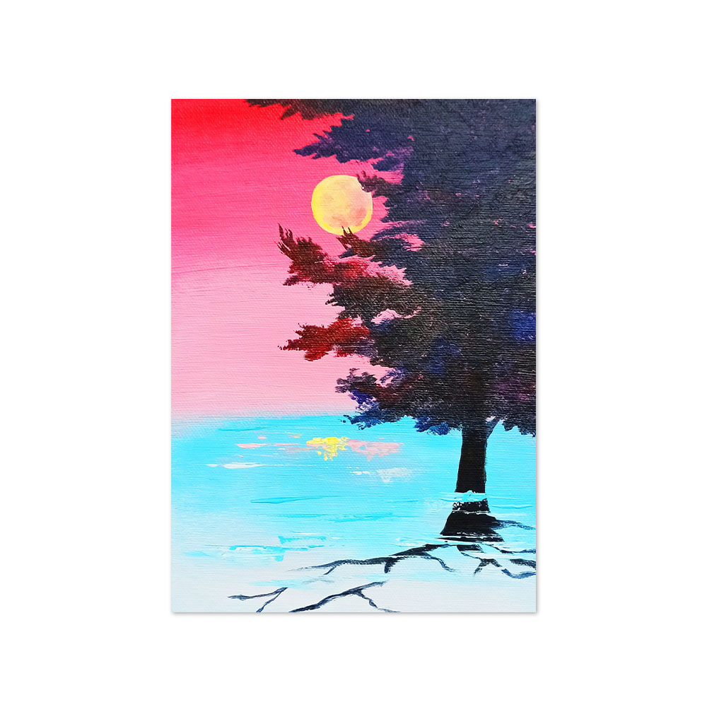 정복희 |  달과 나무