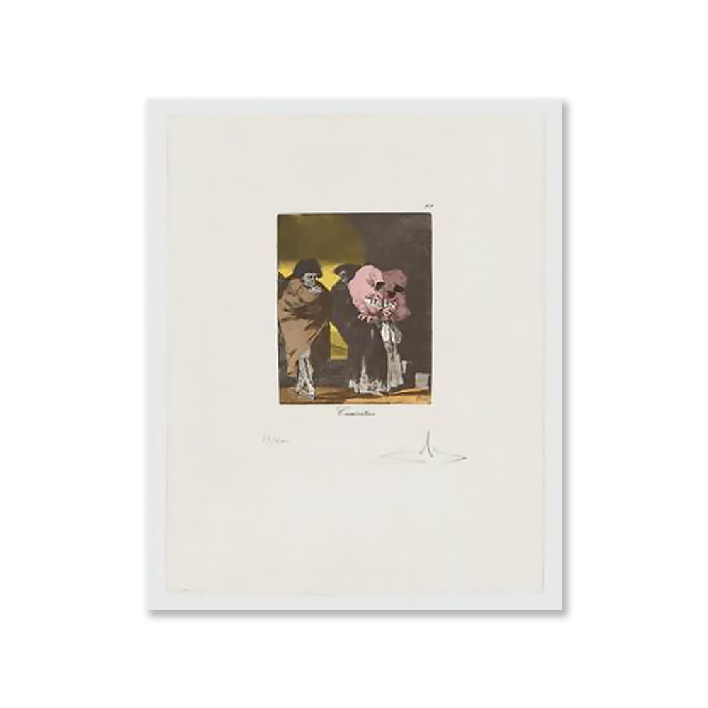 살바도르 달리 (Salvador Dali) | Cenicitas (Los Caprichos de Goya reinterpretados por Dalí)